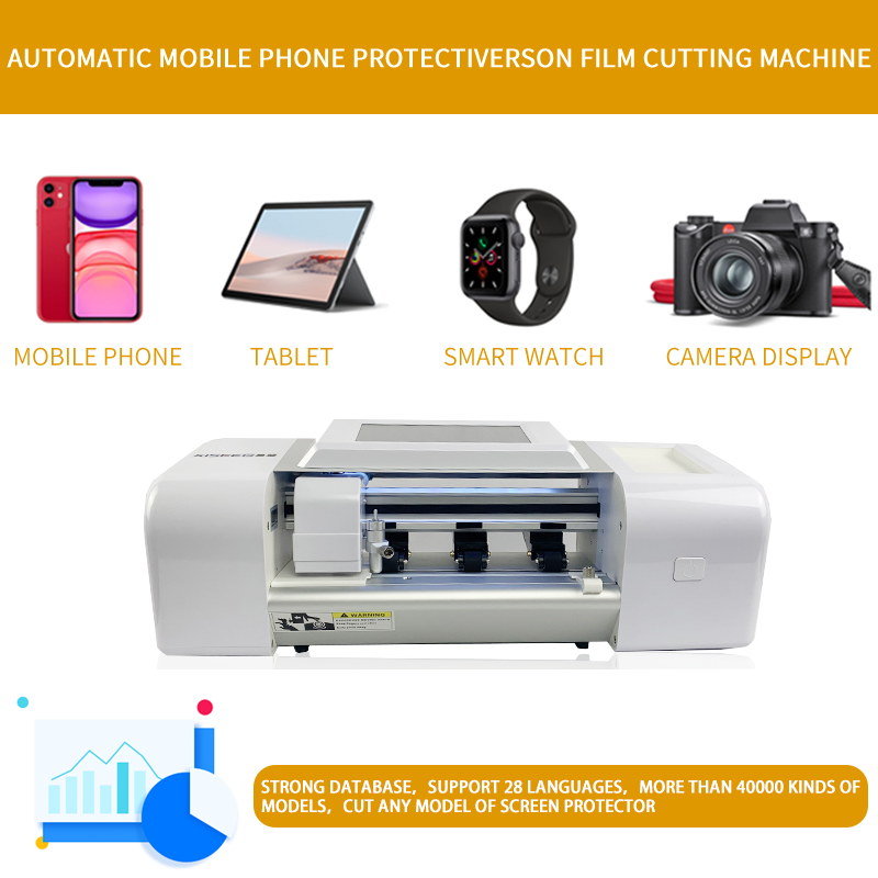 unlimited film cutting machine cell phone hydrogel tpu screen cutting machine custom mobile film cutting machine cutter